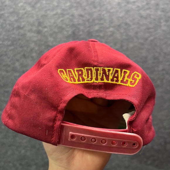 Vintage Arizona Cardinals Annco Red Snapback Hat NFL Football Dad Cap Retro - Picture 2 of 4